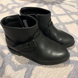 Cat and Jack Girls Harmony Black Boots Booties